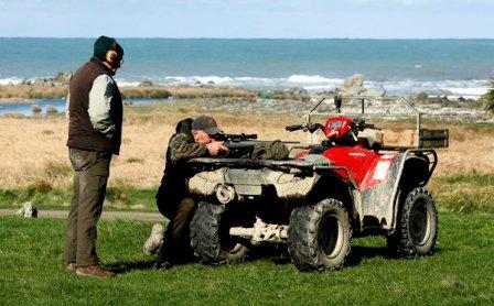 Sighting in (photo by Phil Reid) Firearms